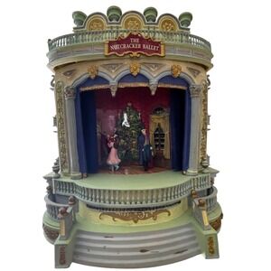 Mr Christmas Nutcracker Ballet Animated Musical Theater Opera House with Adapter